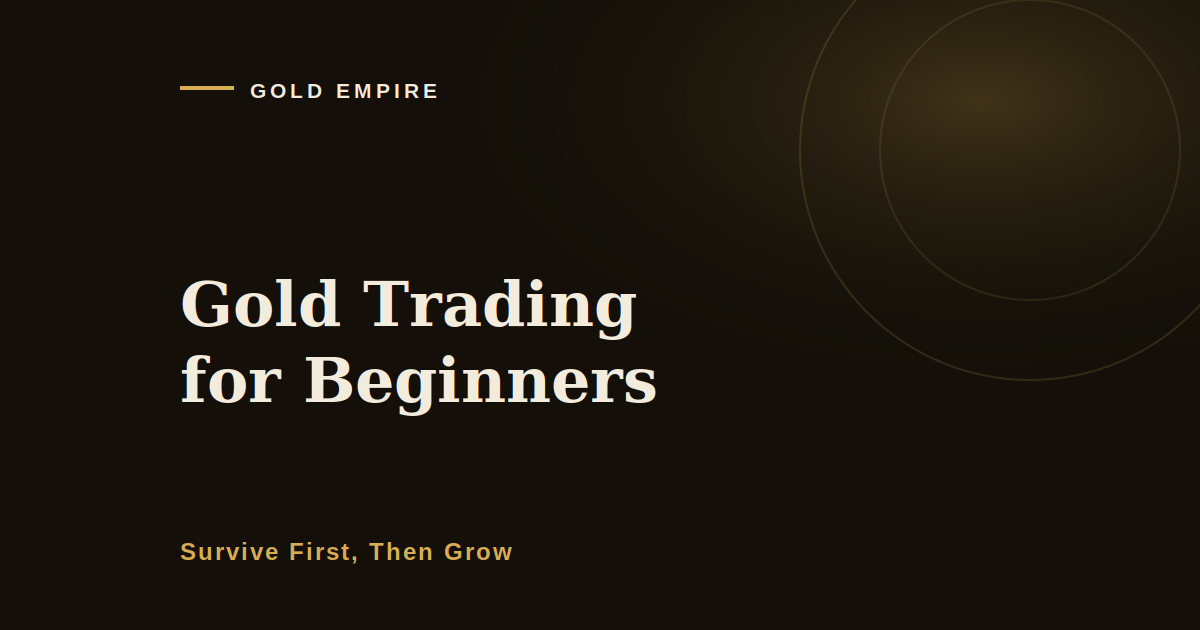 Gold trading for beginners, Gold Empire article cover image