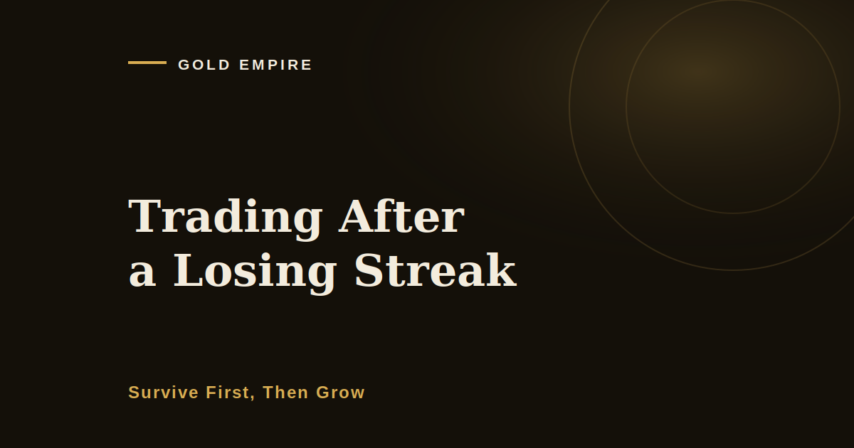 Trading After a Losing Streak: Rest vs. Chase (How to Recover Without Blowing Up Your Account)