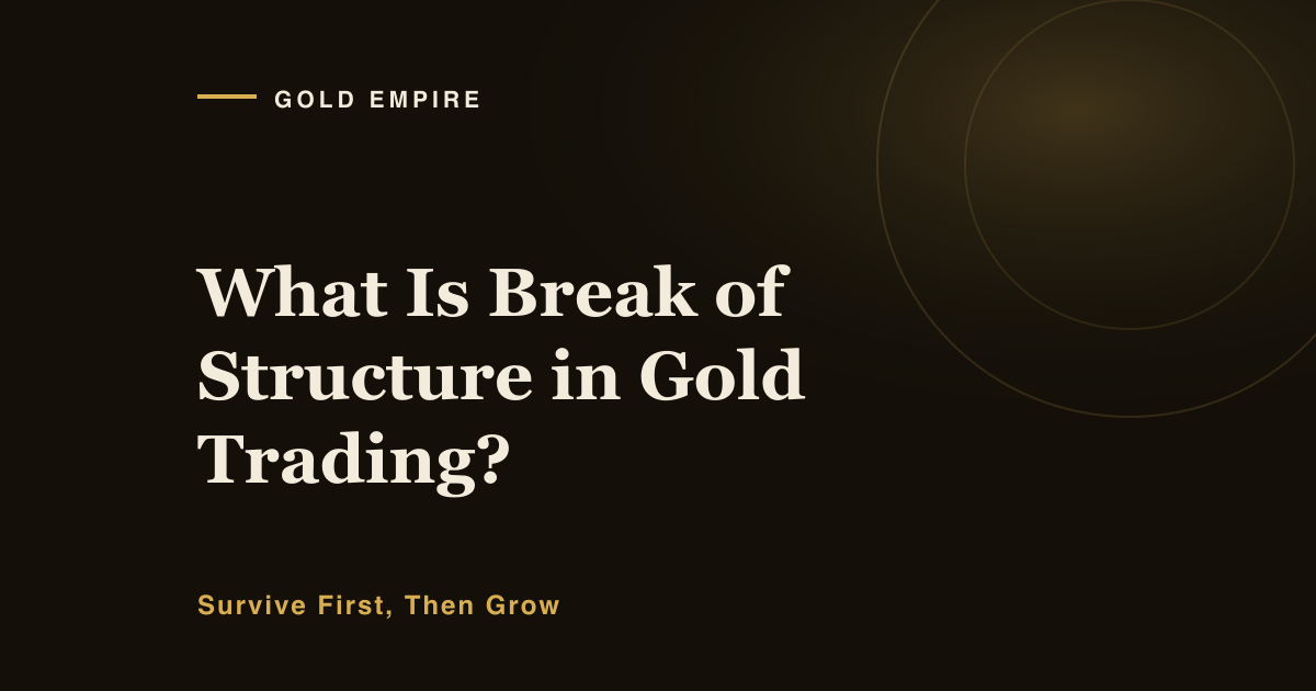 What Is Break of Structure in Gold Trading?