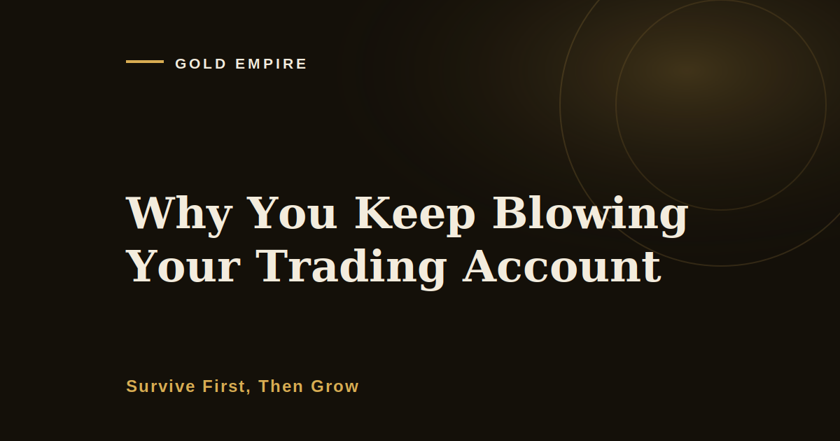 Why You Keep Blowing Your Trading Account (and the Quiet Loop That Causes It)