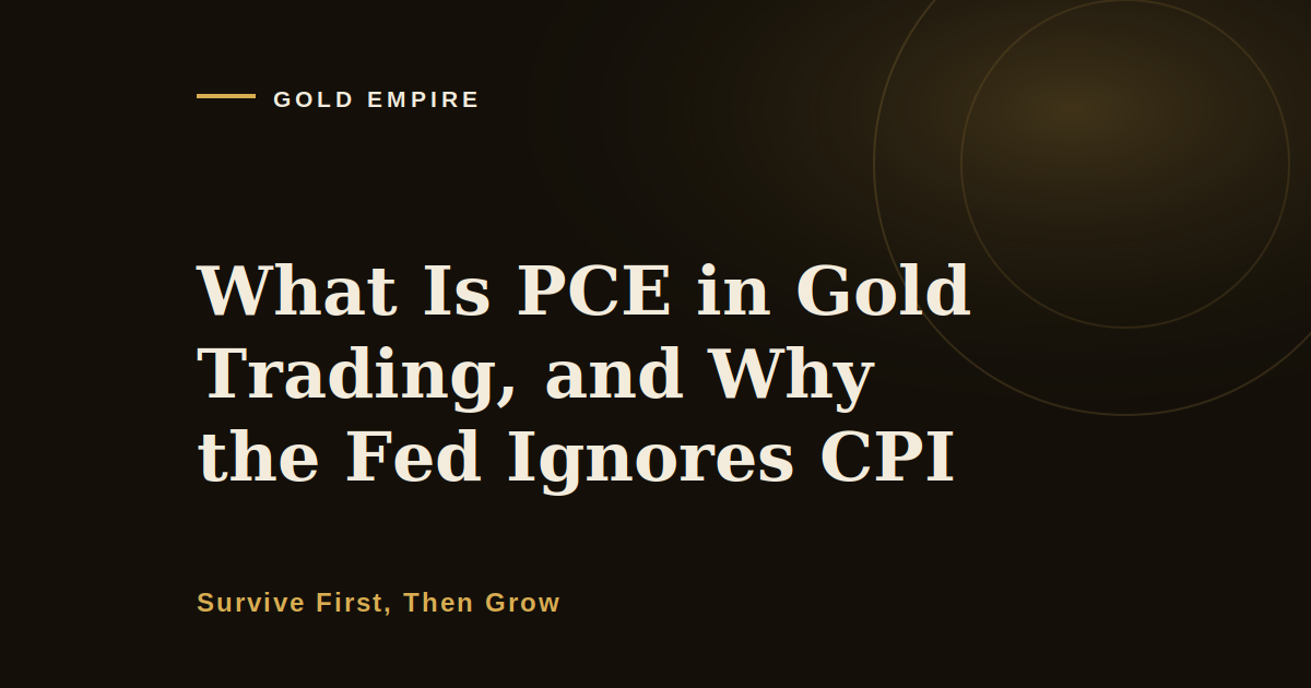 What Is PCE in Gold Trading, and Why the Fed Ignores CPI